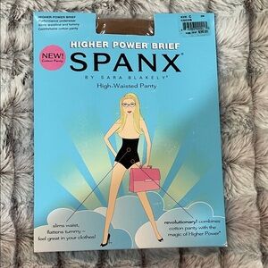 SPANX High-Waisted Brief in Cocoa/Brown